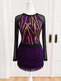 Aubrey -Weissman AS purple and black jazz w matching hairpiece